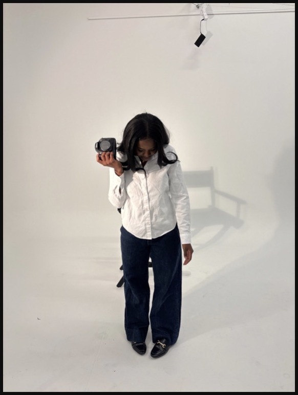 Photographer shooting in the studio
