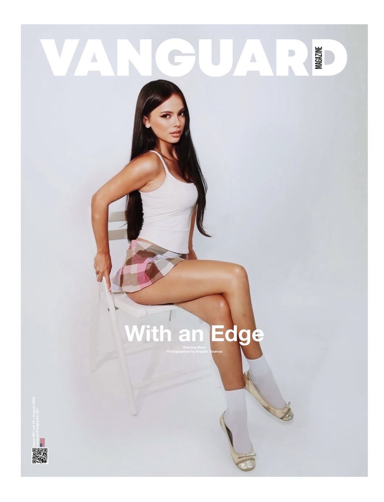 Vanguard Magazine cover photographed by Brigitte Toumou