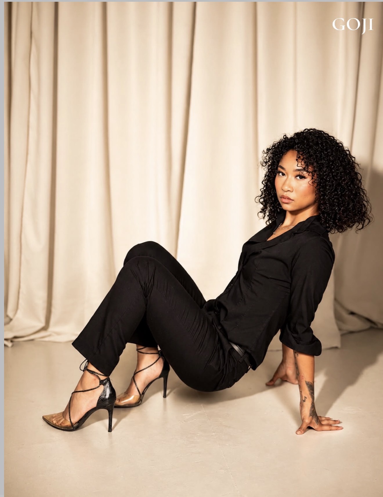 Editorial portrait featured in Goji Magazine
