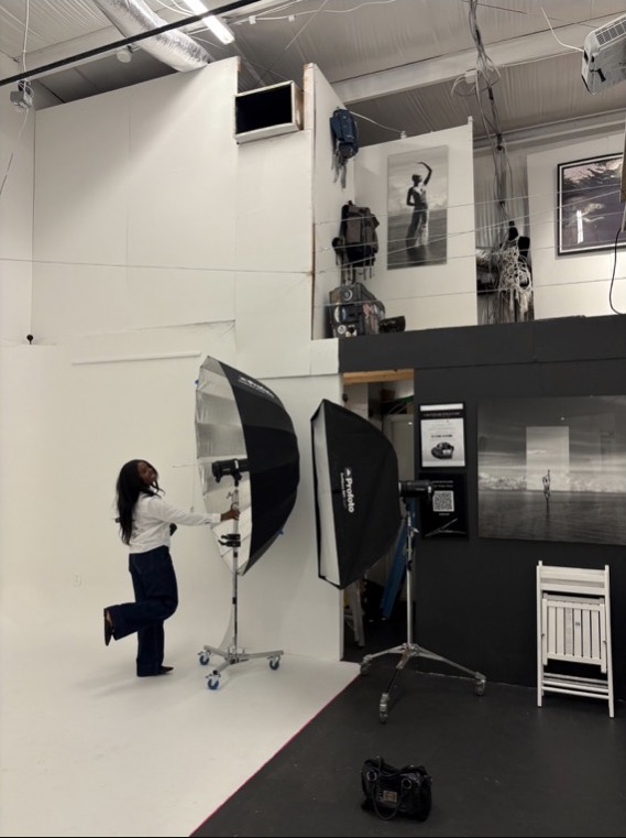Studio lighting setup